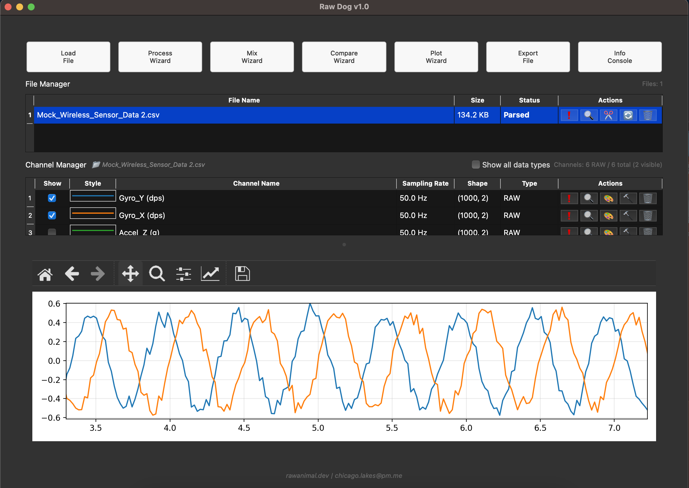 Main Window UI